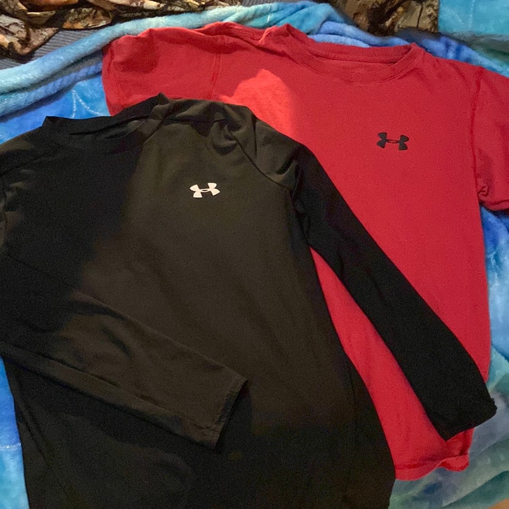 Boys Under armour shirts